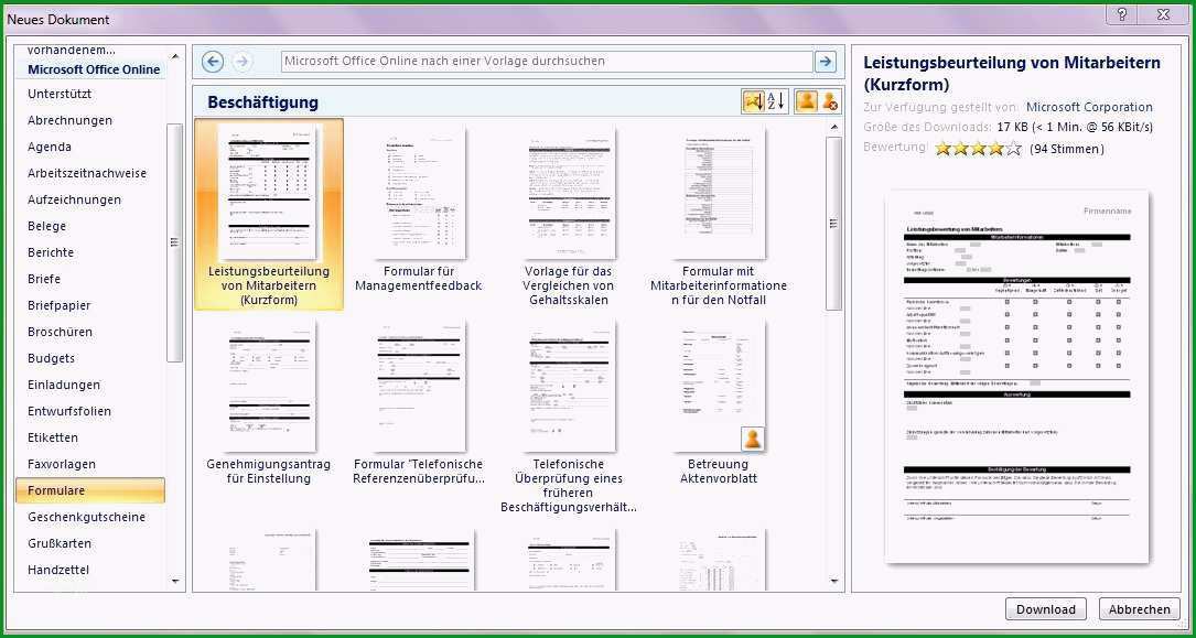 20 fragebogen vorlage word 2010