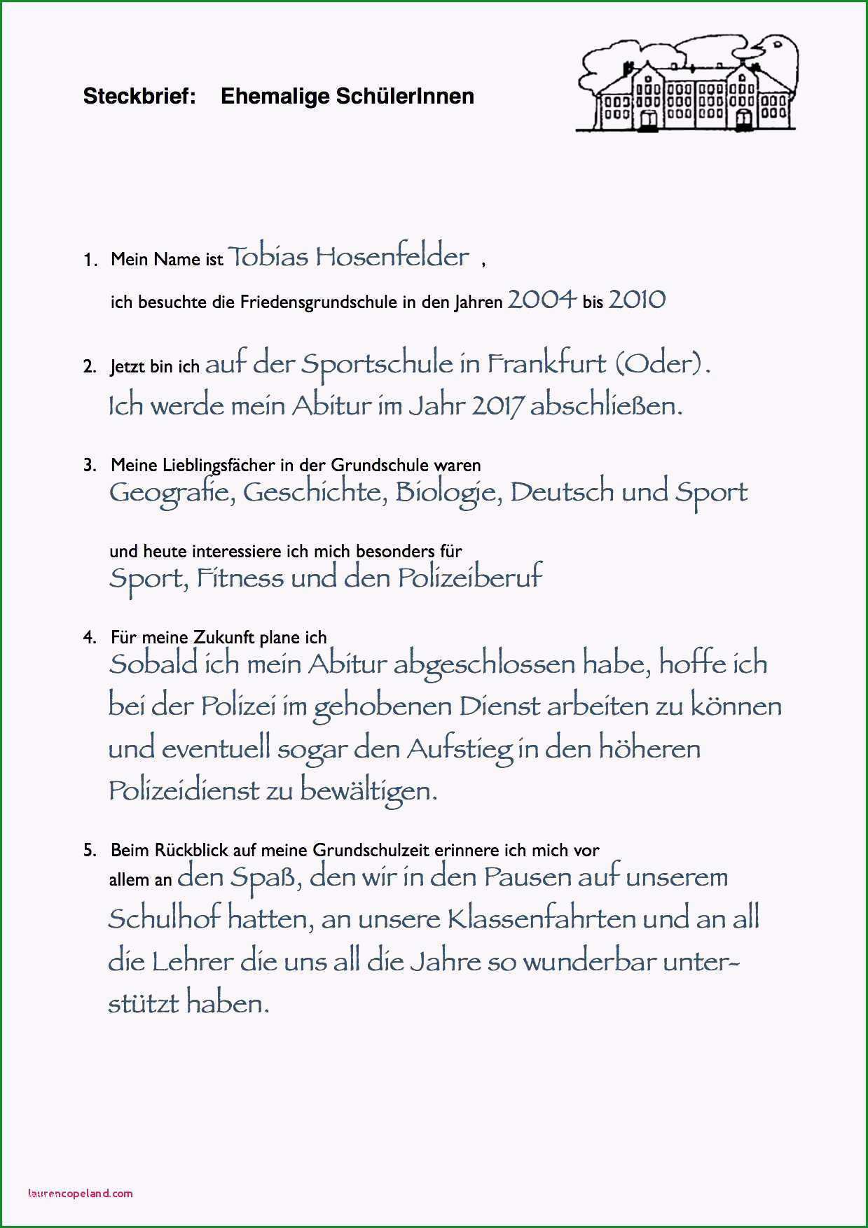 20 lustiger steckbrief vorlage