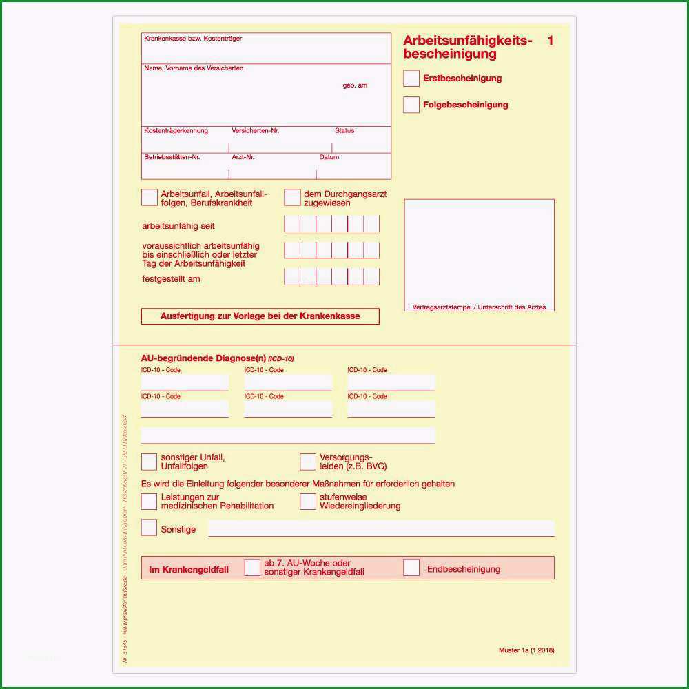 25 krankmeldung arbeitgeber vorlage