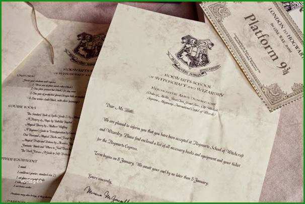 7 hogwarts brief vorlage