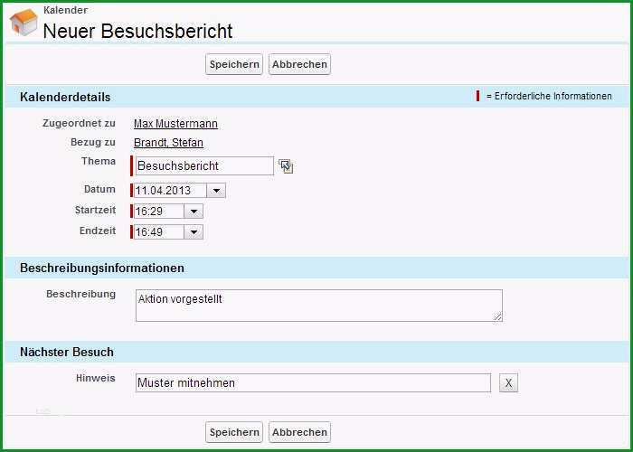 besuchsbericht vorlage kostenlos gut portatour fur salesforce mein tourenplaner im ausen nst