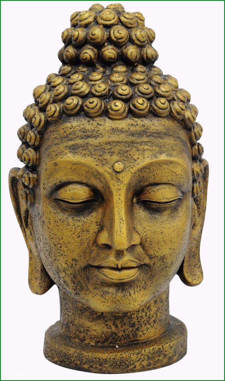 buddhakopf antik gold 75cm p 3681