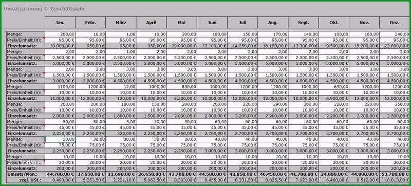 businessplan excel