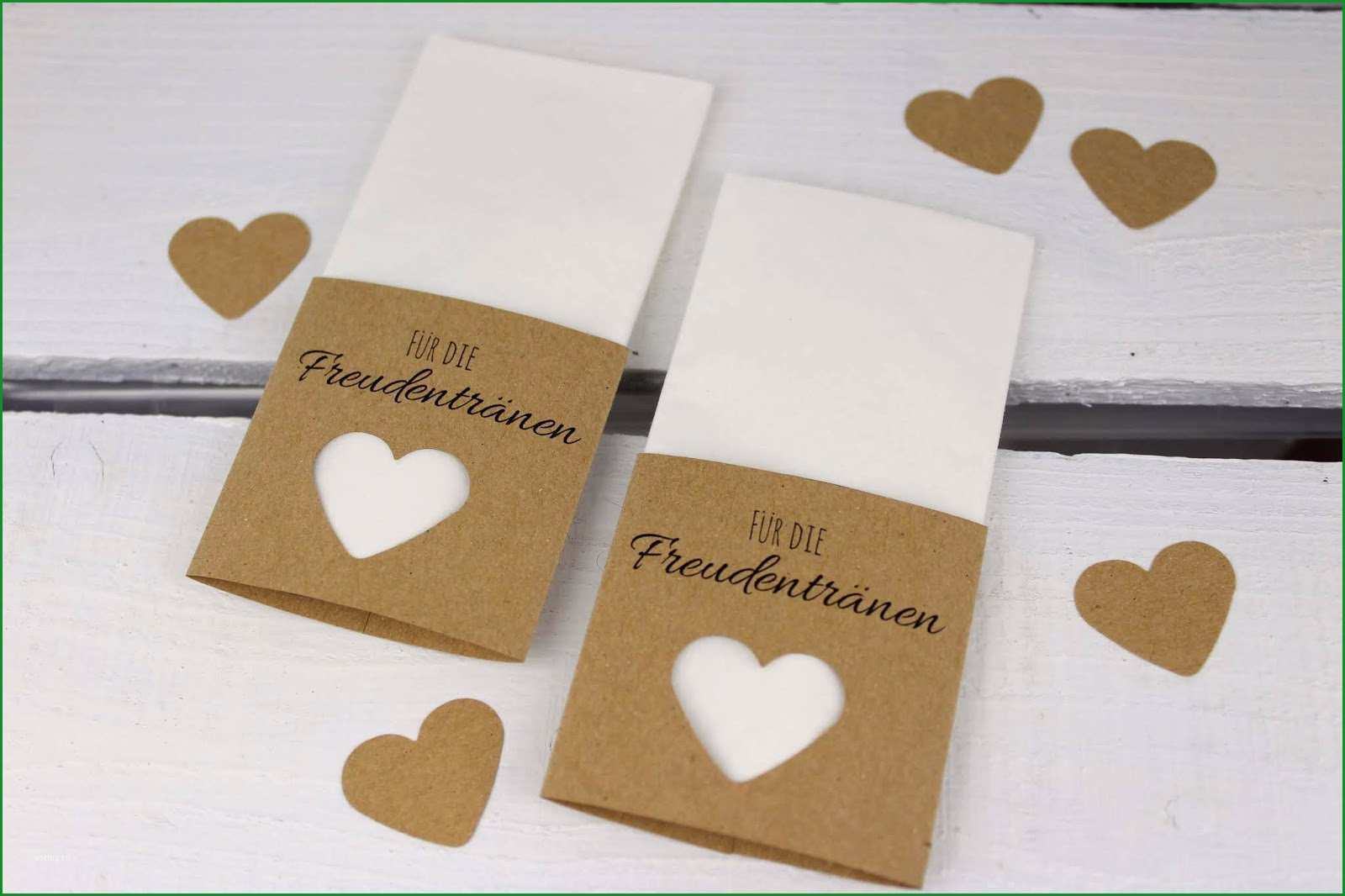 diy taschentuecher freudentraenen hochzeit selbermachen