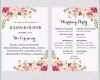 Ausgezeichnet Druckbare Boho Programm Vorlage Hochzeitskarte Blumen
