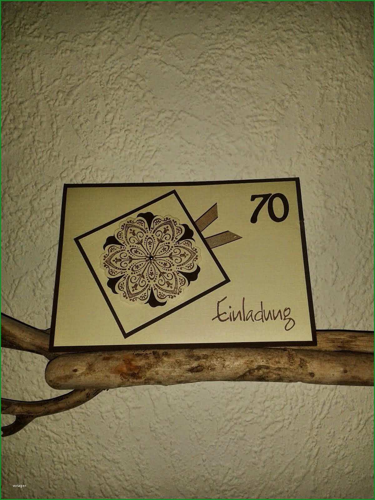 Ausgezeichnet Einladung 70 Geburtstag