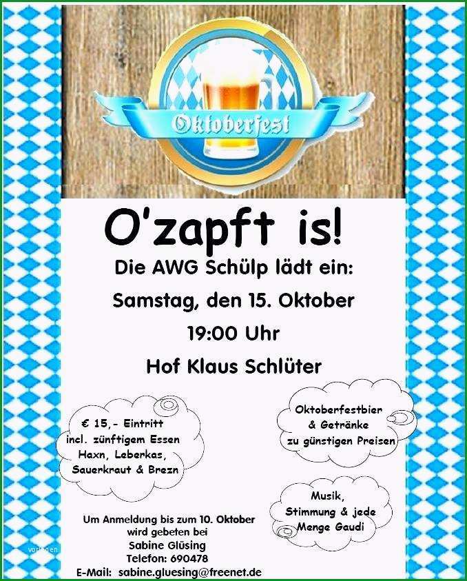 einladung oktoberfest vorlage kostenlos