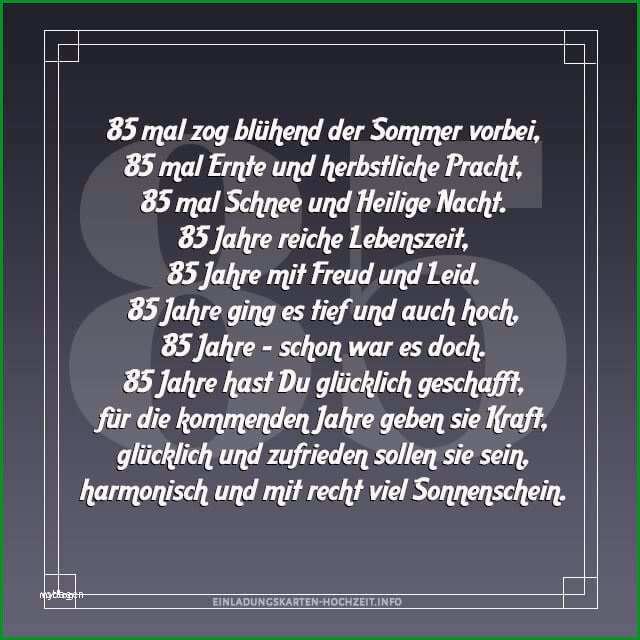 Einladung Zum 85 Geburtstag Vorlagen Erstaunlich