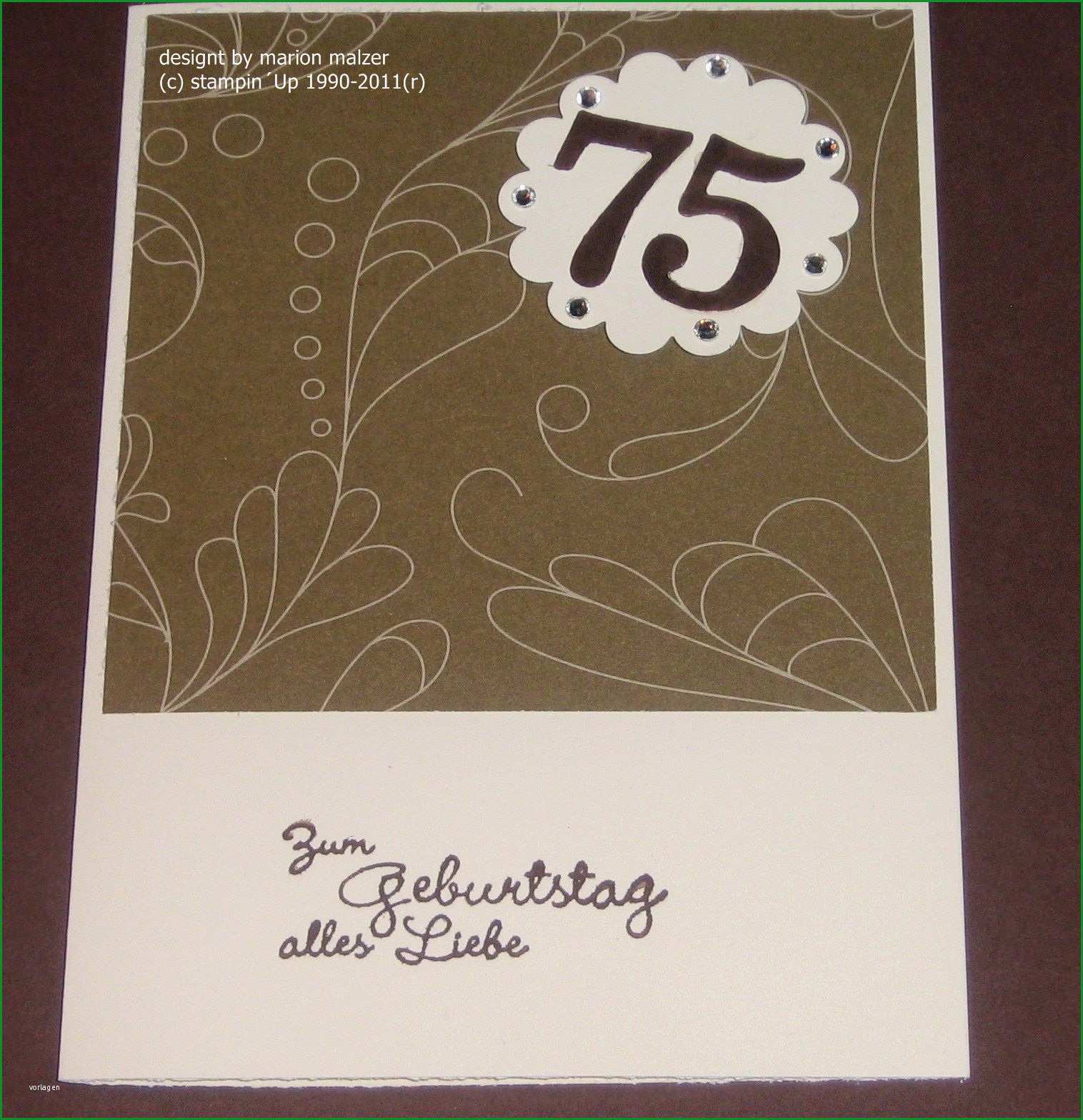 Einladungen Zum 75 Geburtstag Kostenlos Vorlagen