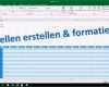 Ausgezeichnet Excel Tabelle Erstellen Und formatieren [tutorial 2016