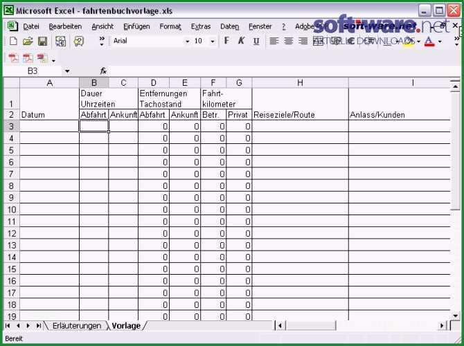 fahrtenbuch excel vorlage machen 12 fahrtenbuch vorlage kostenlos