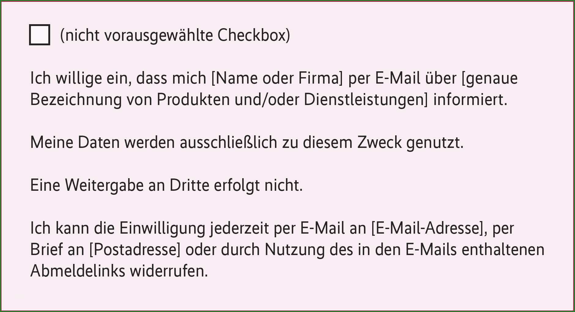 Einwilligungserklärung Vorlage: 20 Lösungen Für Deinen Erfolg 1