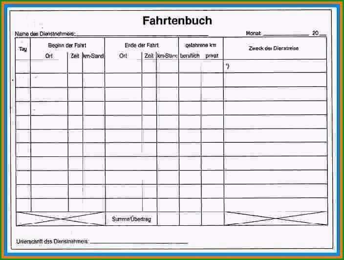 frachtbrief vorlage word beste 5 fahrtenbuch vorlage pdf