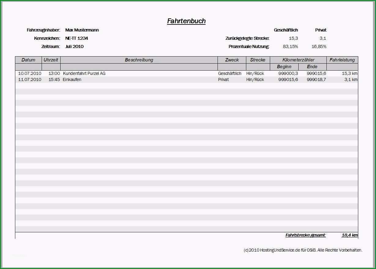 hostingundservice fahrtenbuch