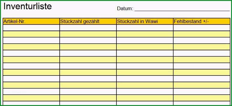 inventur vorlage excel kostenlos geheninventur excel vorlage kostenlos