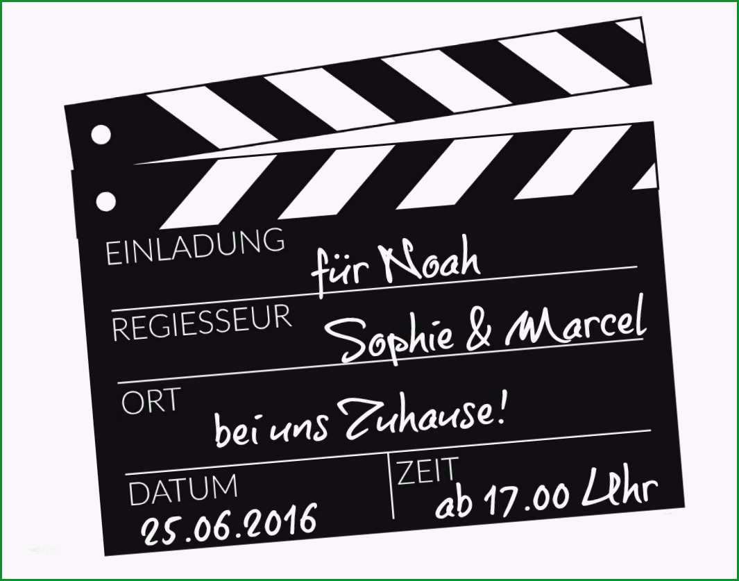 filmklappe einladung vorlage kostenlos wunderbar lalasophie diy movie night teil 1