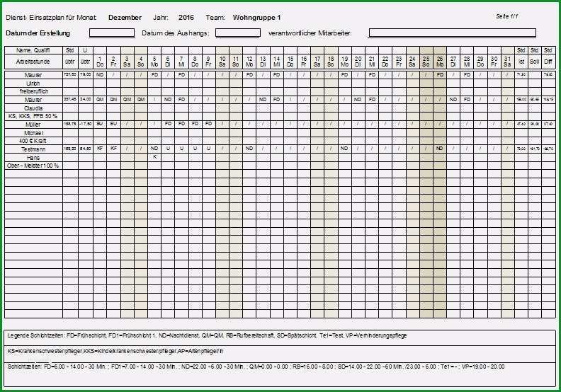 nstplan vorlage excel pflege