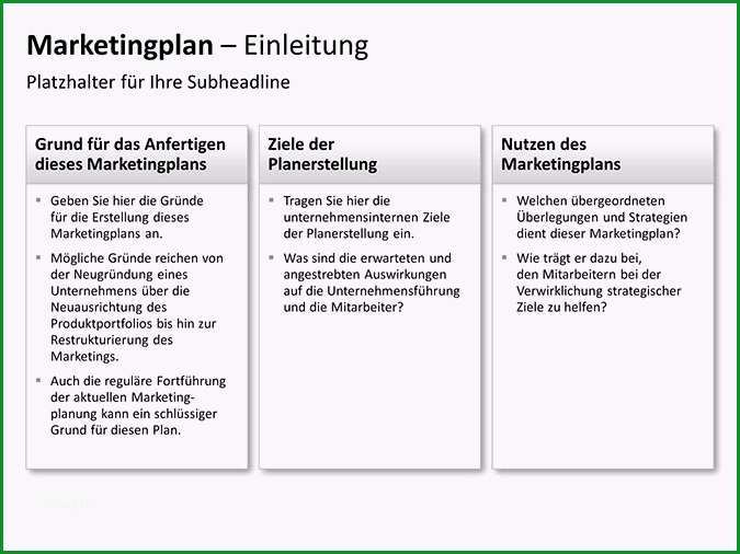 powerpoint vorlage marketing plan