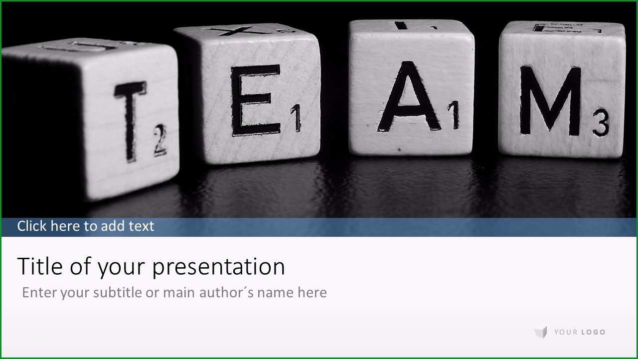 unternehmenspraesentation wuerfel team powerpoint praesentation