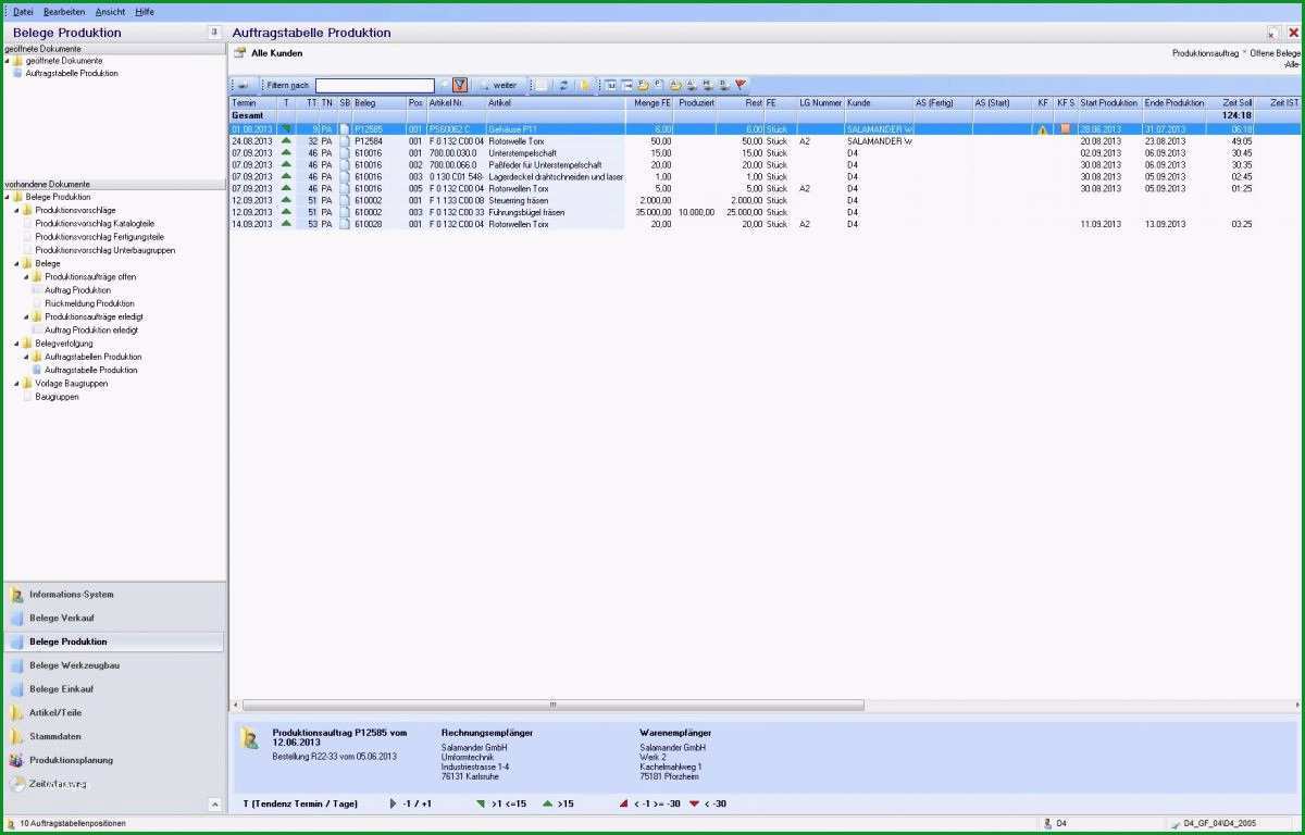 produktionsplanung excel vorlage