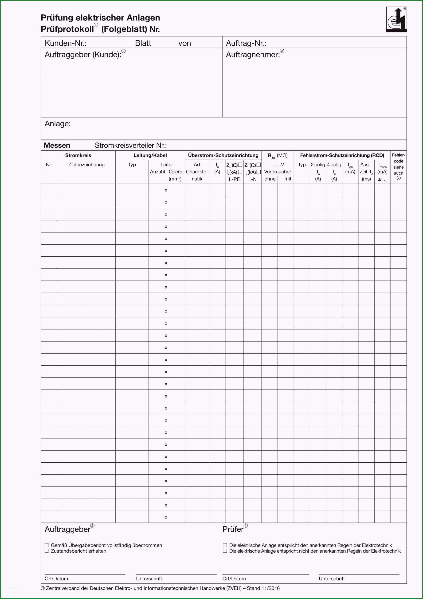 prufprotokoll elektrischer anlagen vorlage schon vorlagen 1001 page 4 kostenlose druckbare vorlagen