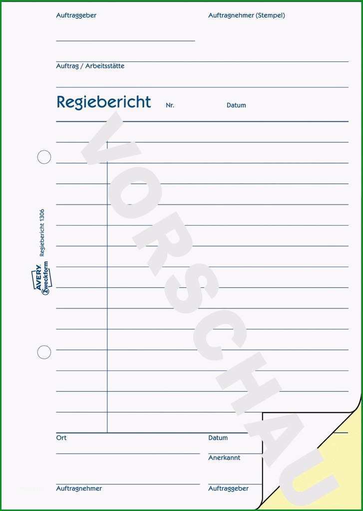 regiebericht 1775