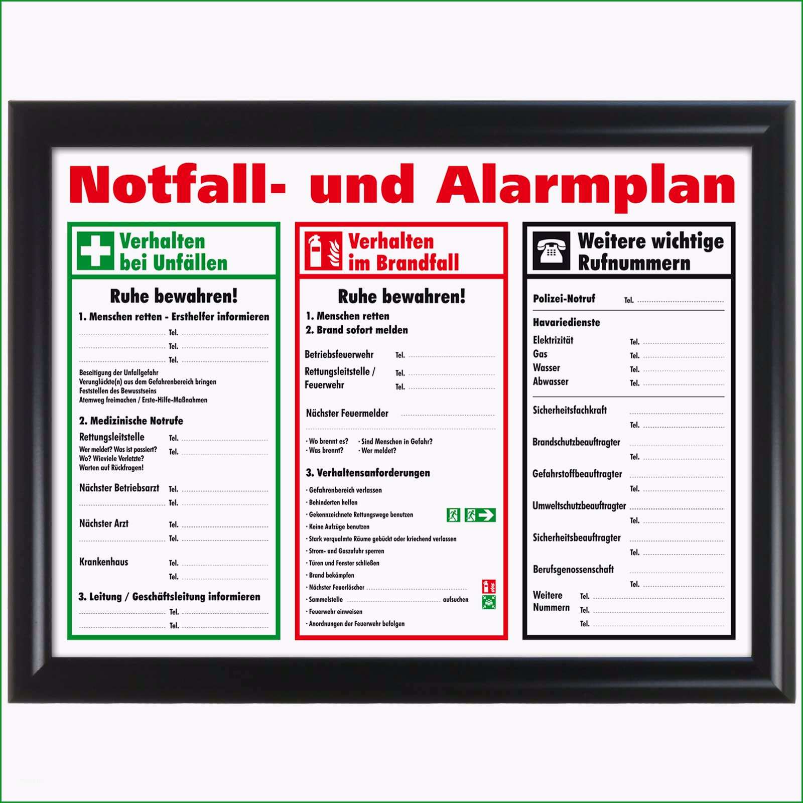 21 Hervorragen Alarmplan Vorlage Nur Für Sie 2