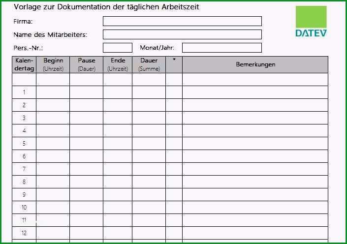 stundennachweis vorlage gratis hubsch minijob stundenzettel von datev wieder verfugbar lwb