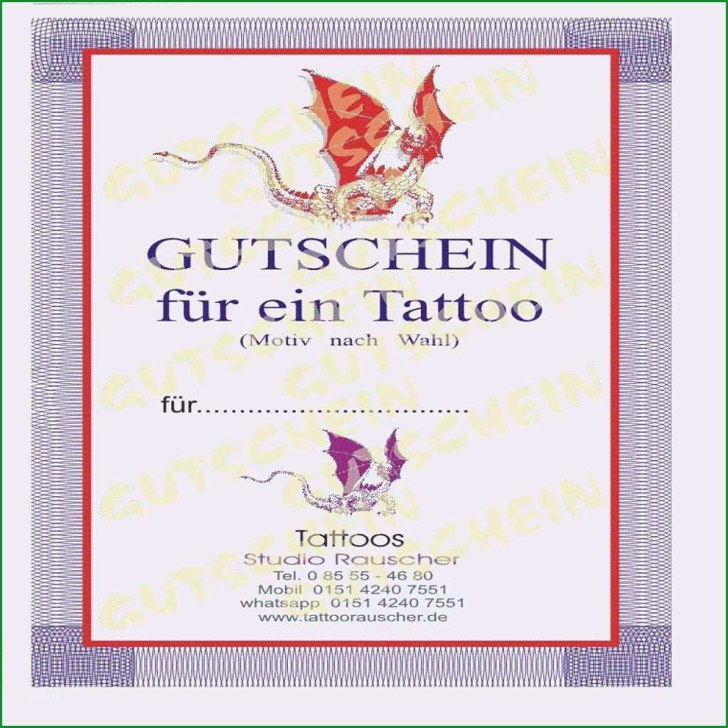 tattoo gutschein vorlage unglaubliche gutschein vorlage