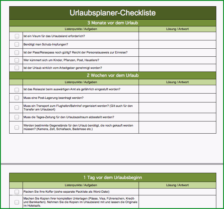 urlaubsplaner excel vorlagen