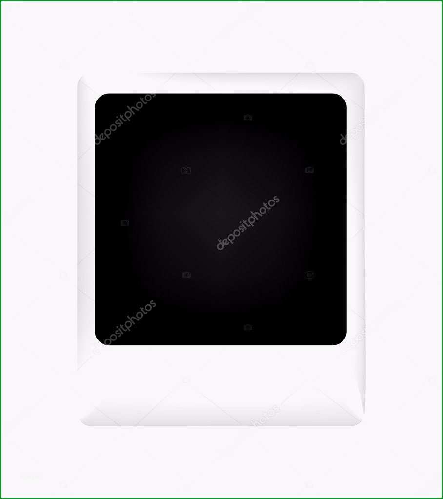 stock illustration vector polaroid template