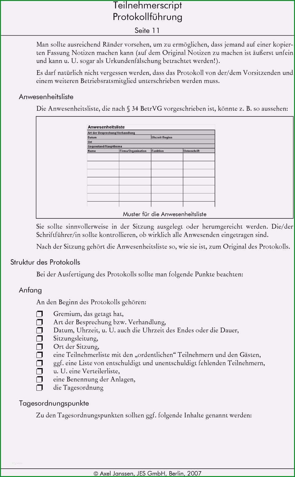 verlaufsprotokoll vorlage word cool groszugig teilnehmerliste vorlage bilder bilder fur das