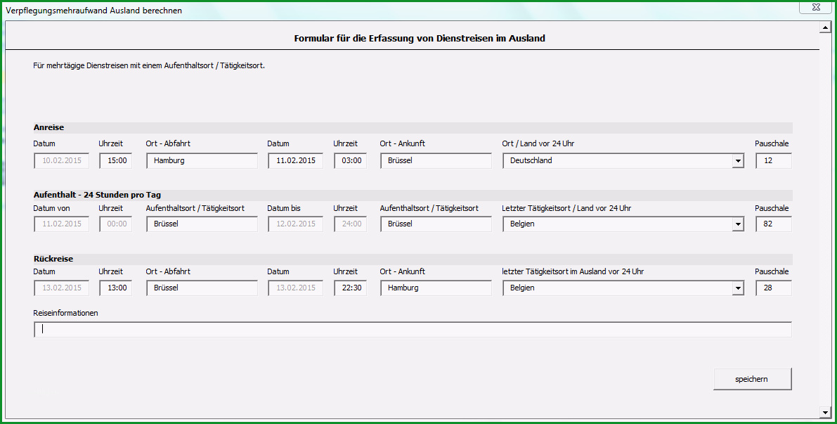 verpflegungsmehraufwand 2017 userform ausland