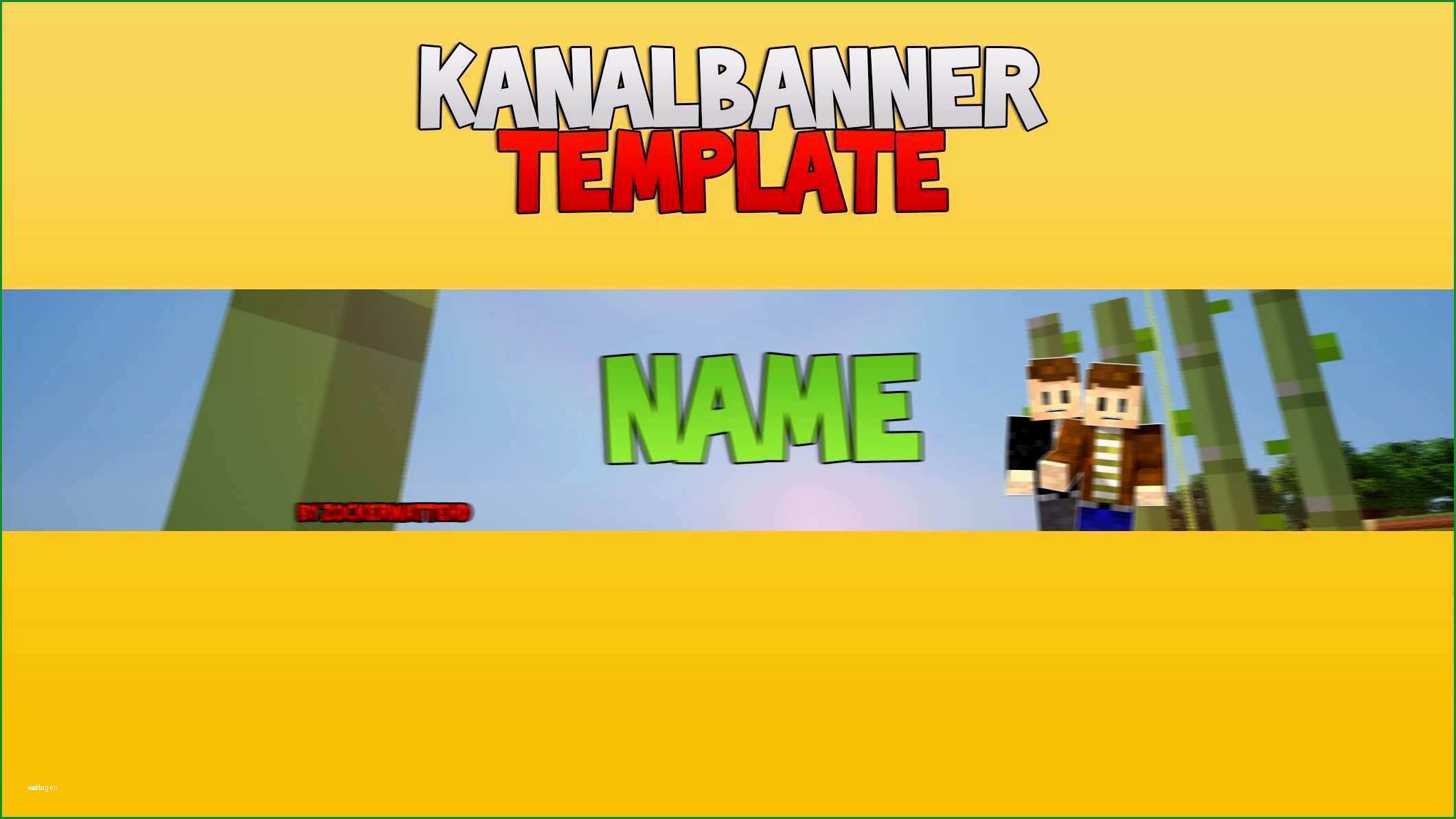 youtube kanalbanner vorlage genial kanal banner template v 1