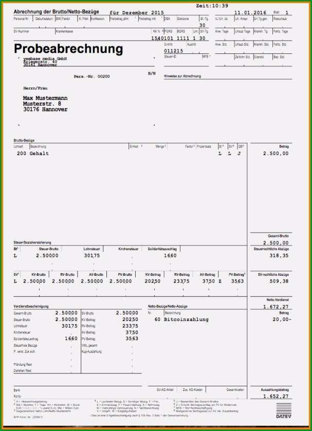 lohnabrechnung beispiel