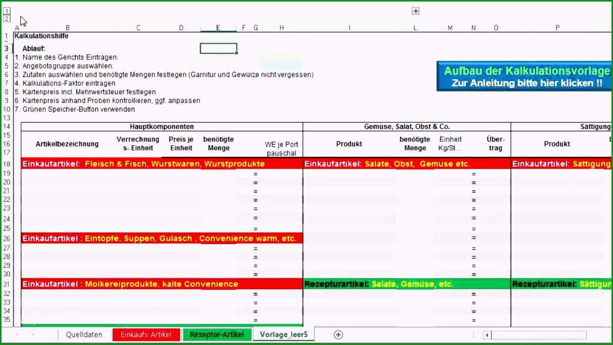 kostenkalkulation excel vorlage kfxt4t