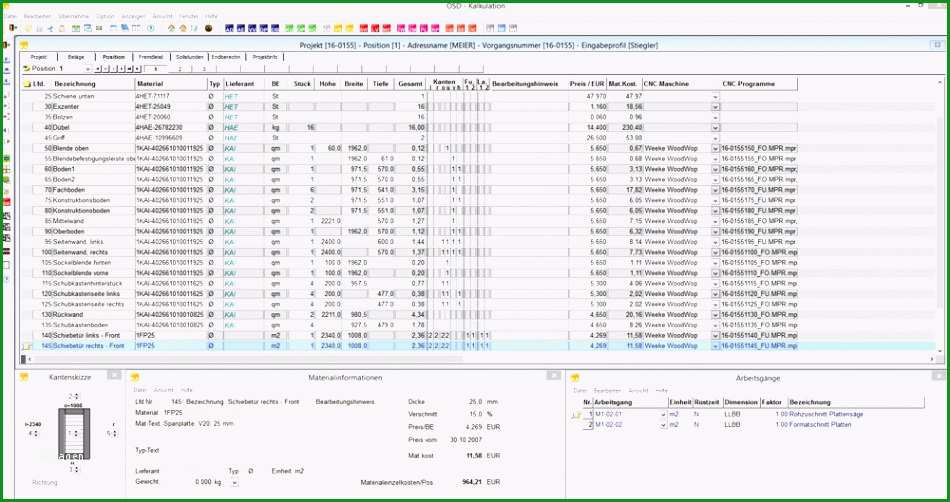 materialliste excel vorlage xpieat