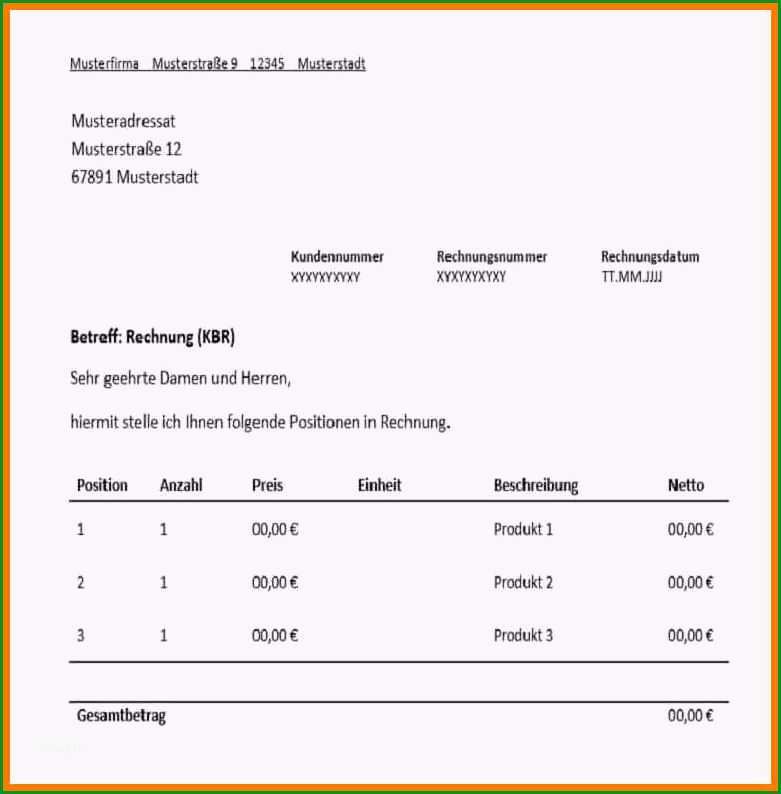 12 kleingewerbe rechnung schreiben