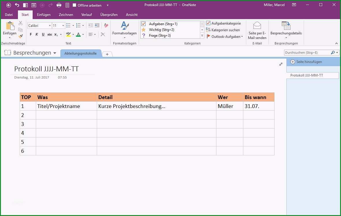 aufgabenverwaltung excel vorlage