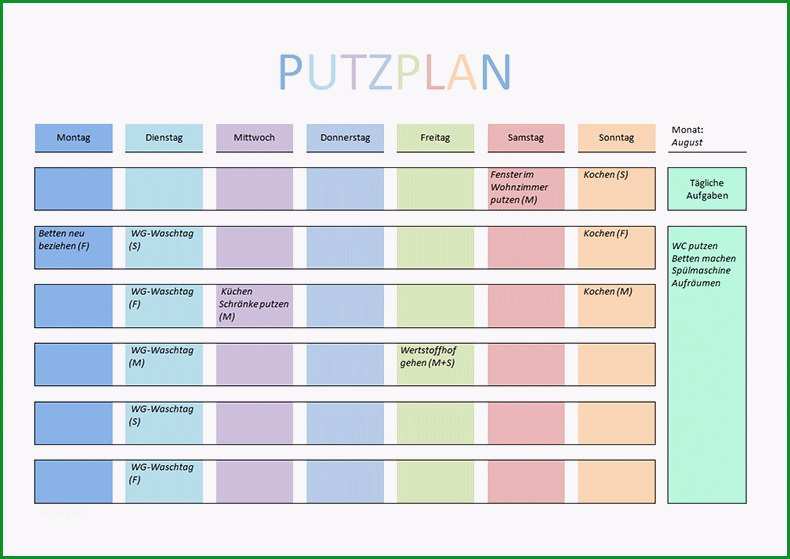 belohnungssystem kindern vorlage zum ausdrucken gut putzplan vorlage pdf und word geniale ideen