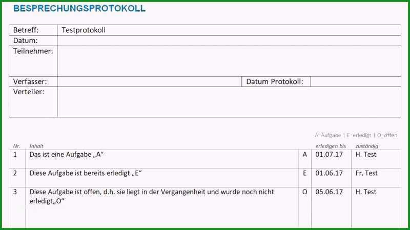 besprechungsprotokoll vorlage elegante protokollvorlage fur word and excel