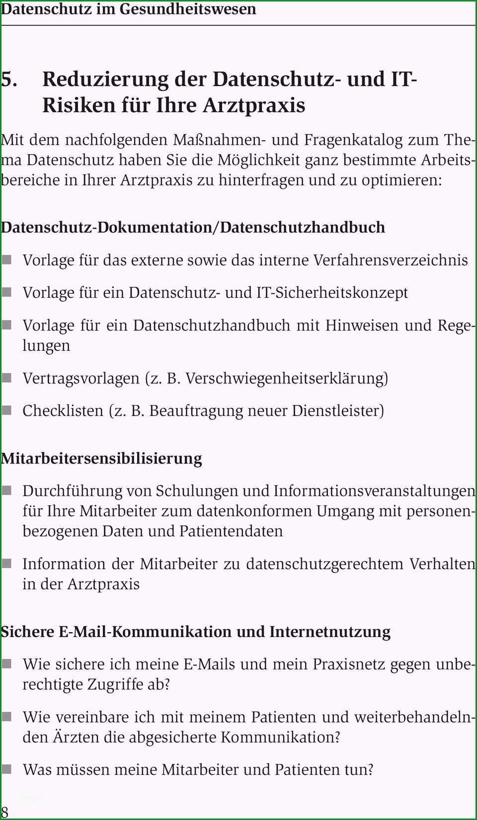 Datenschutz im gesundheitswesen