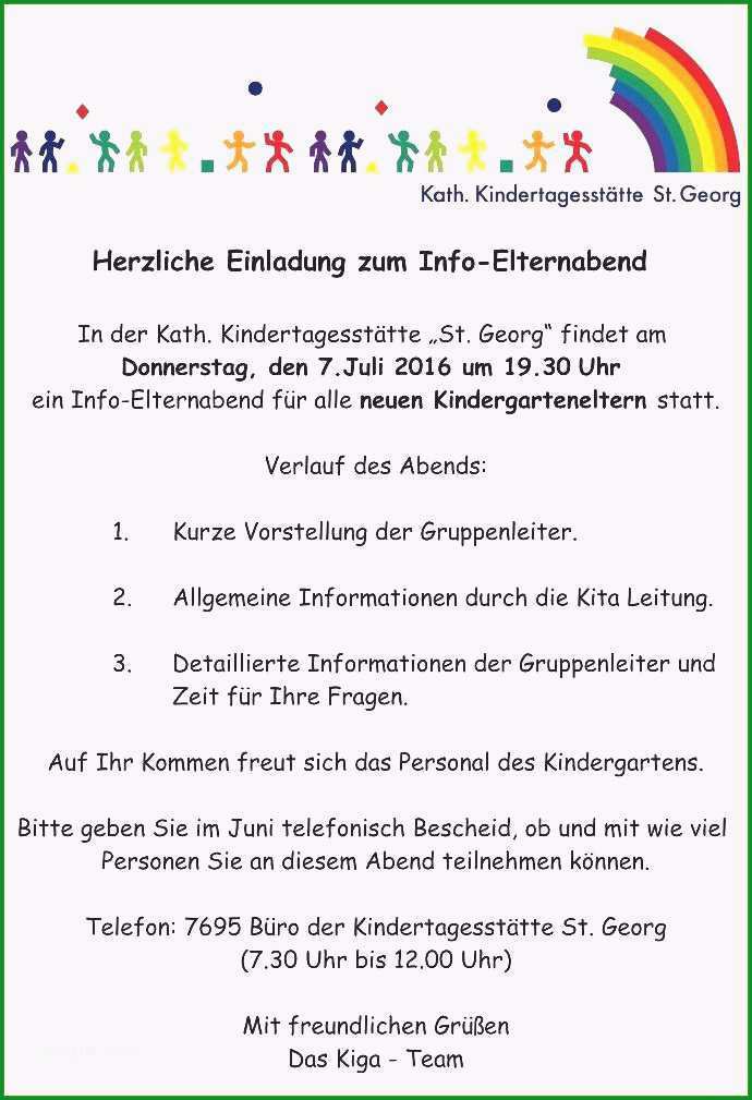 elternbrief vorlage kindergarten wunderbare elternbrief vorlage kindergarten brief elternabend in kita