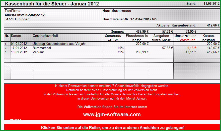 excel kassenbuchftonic