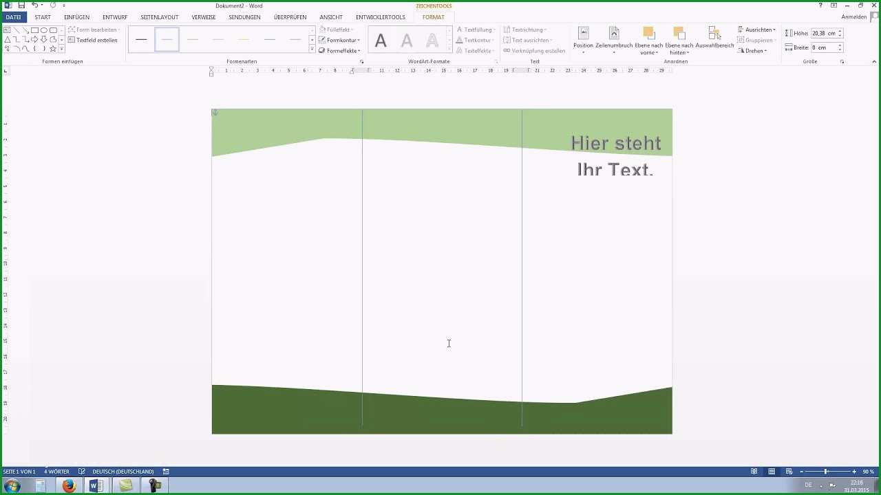 Bemerkenswert Flyer Erstellen In Word 2010 2013 [hd Tutorial German