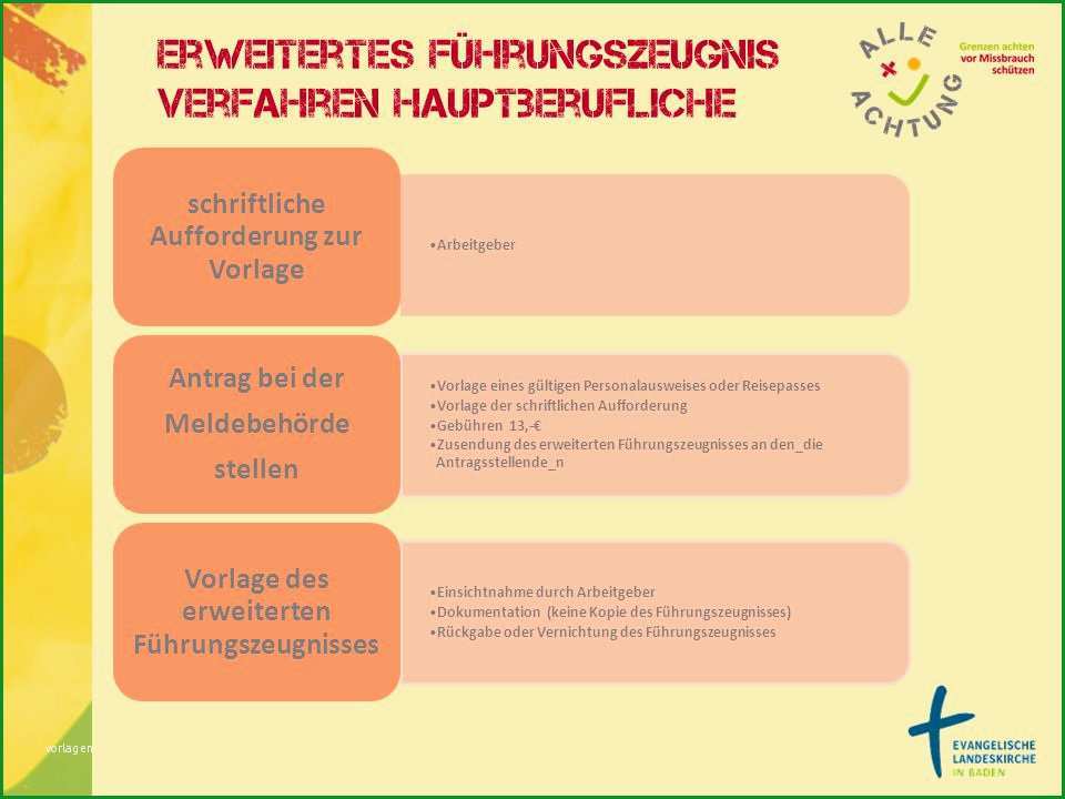 Fantastisch Aufforderung Zur Vorlage Eines Erweiterten Führungszeugnisses Kostenlos Für Sie 2