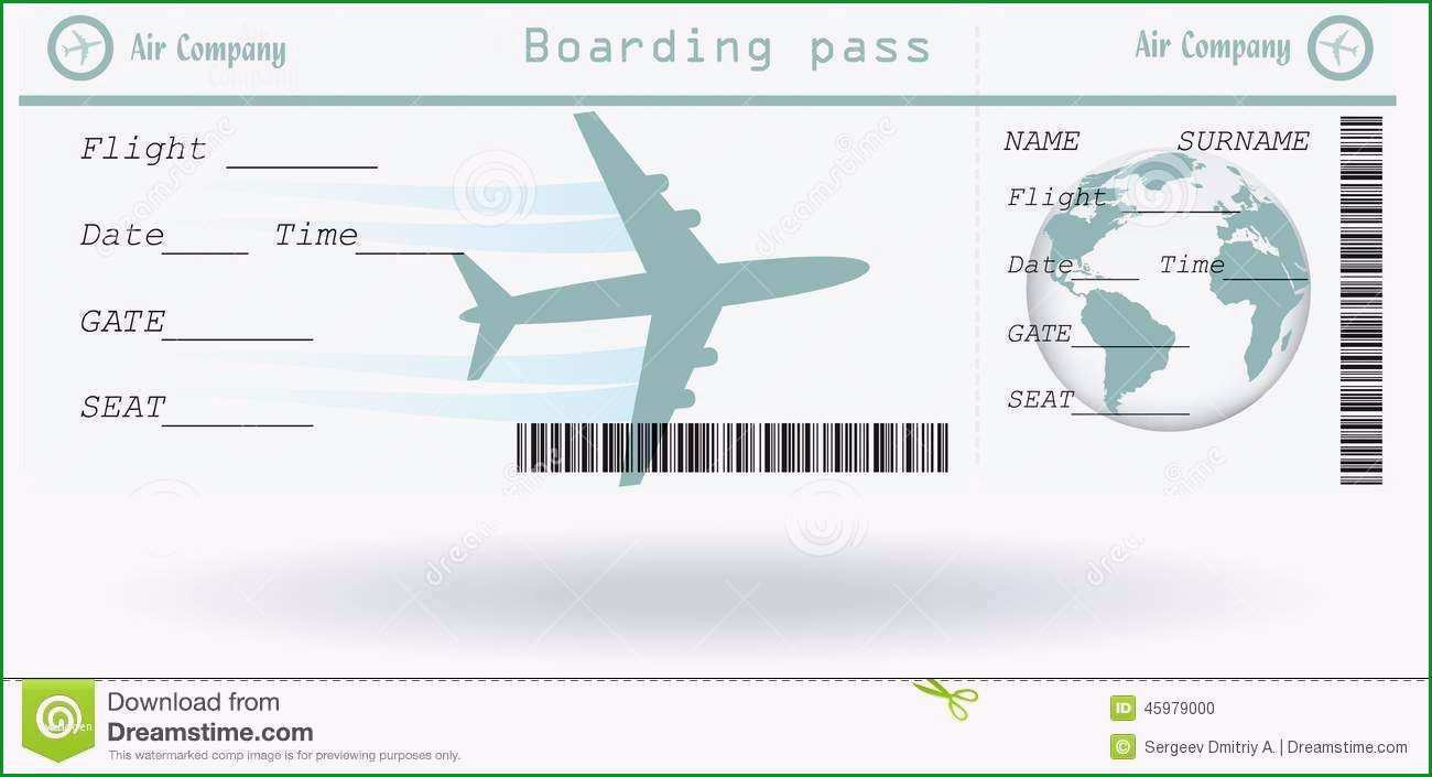 gutschein flugticket vorlage luxus variante de billet d avion illustration de vecteur image