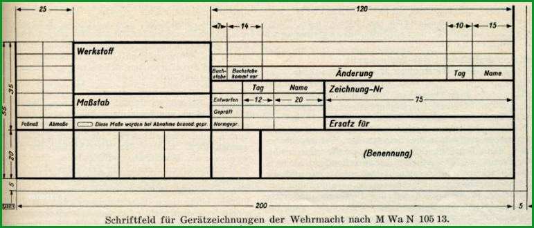 schriftfeld technische zeichnung pdf