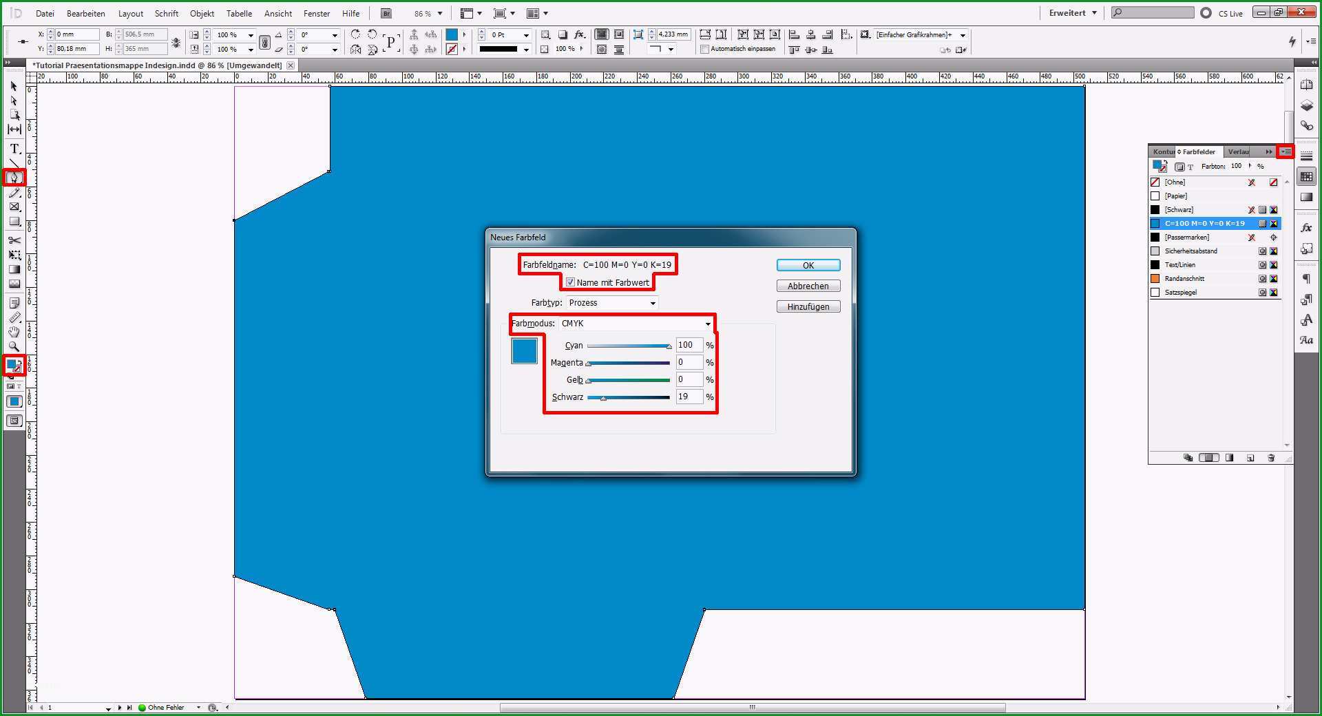 indesign tutorial praesentationsmappe