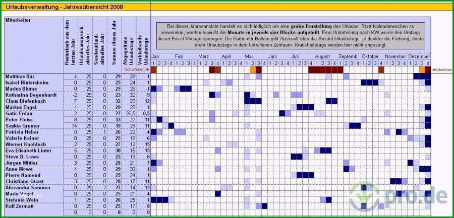 urlaubsplaner excel vorlage